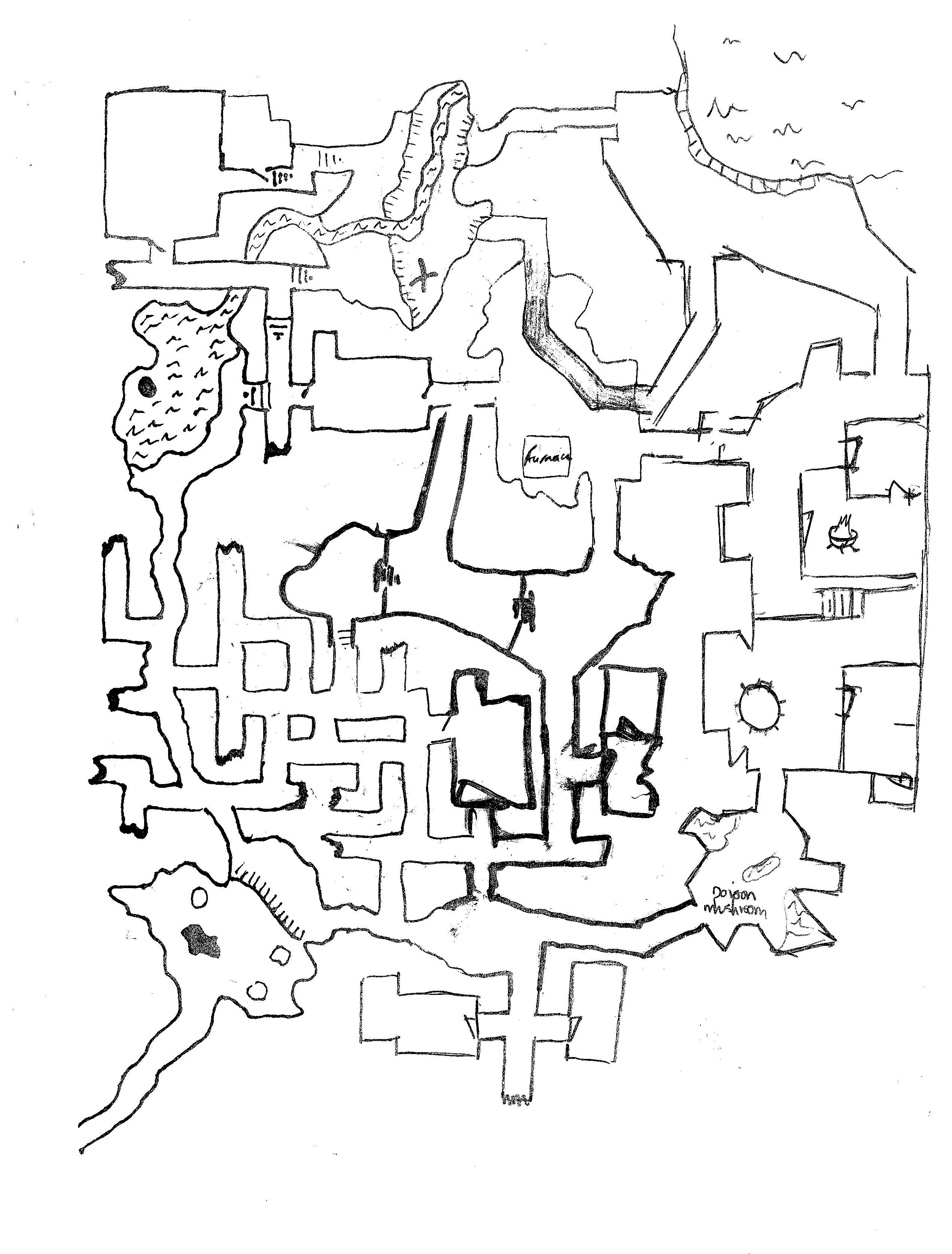 Map of Wave Echo Cave